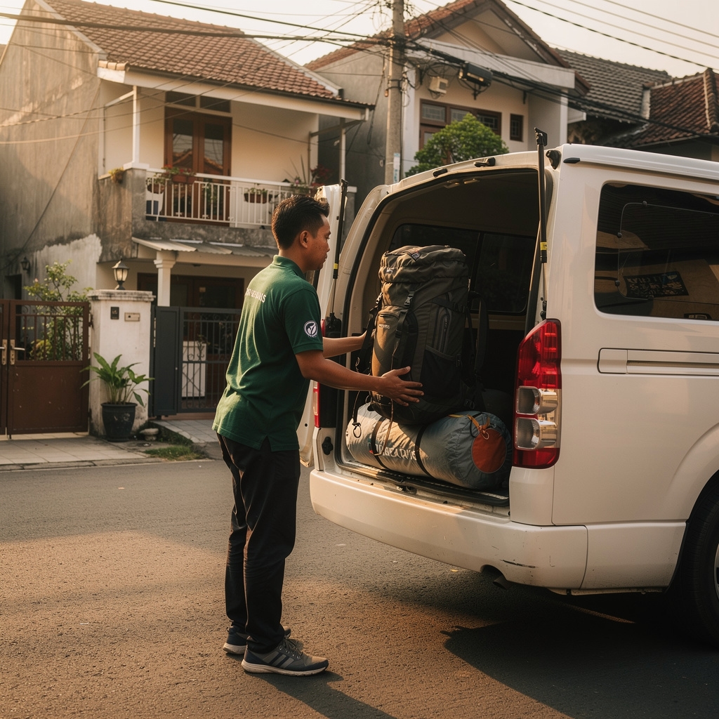 Layanan antar jemput perlengkapan outdoor di Jabodetabek